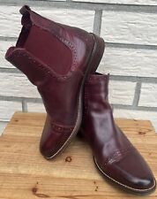 Giorgio Venuti-Damen Stiefelette-Echtleder-weinrot -Größe 40-wie NEU