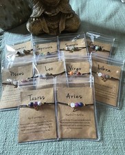 ✅Sternzeichen-Armband aus verschiedenen Edelsteinen Astrologie✅
