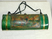 Antike Botanisiertrommel "Kinderszene" wohl um 1920!