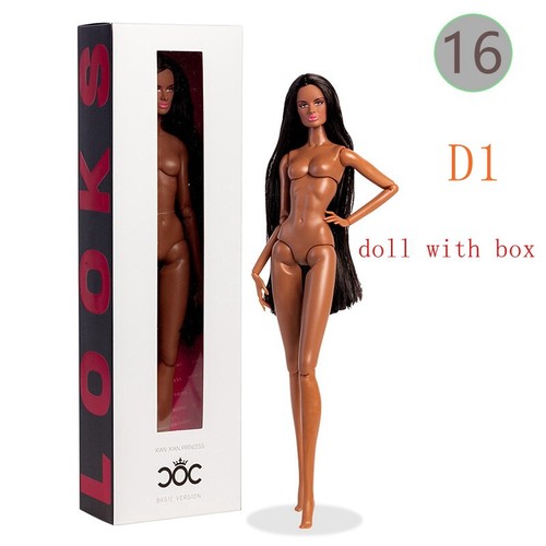 Tan haut bjd puppe lange - haut, 1/6