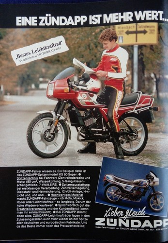 Zündapp super werbung - 80,
