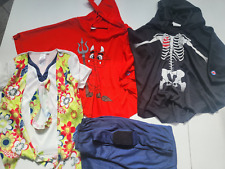 Kostümset Kostüm Fasching Umhang Teufel Skelett Hippie   Karneval  Kinder 4-7 J