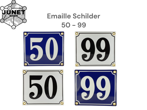 Hausnummer emailleschild - hausnummer,