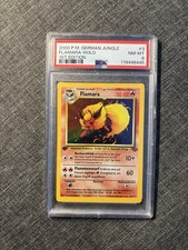 Pokemon Flamara 1. Edition Holo Dschungel 3/64 PSA 8 NM-MINT Jungle Deutsch