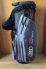 TaylorMade Audi Golfbag – gebraucht – grau – mit Standbeinen – inkl. Regenhaube