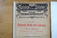 Klaviernoten Mozart (2 Stück - siehe Foto)