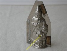 alte/antike Schokoladenform, Nikolaus mit Kindern, gemarktet No. 1024, 8D221-1