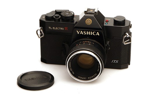 Yashica analog slr kamera - analog,