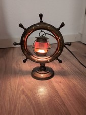 Schiff Steuerrad  Lampe Vintage Maritime Deko Original 70er