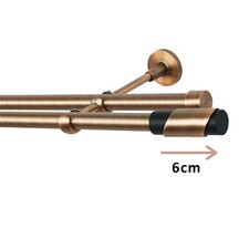 Gardinenstange 1 läufig 2