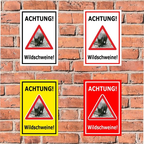Schild wald achtung - schild,