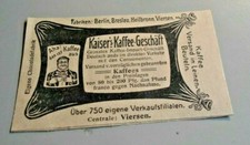 Kleine alte Reklame Werbung