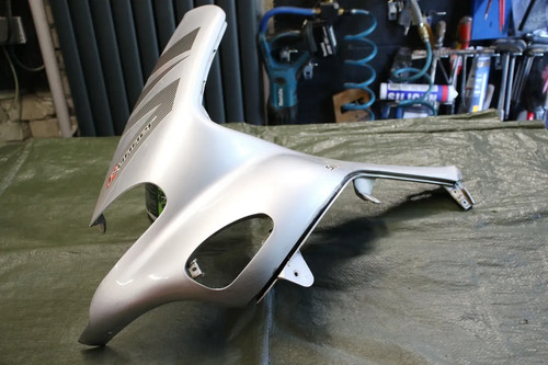 Front verkleidung silber - verkleidung, links