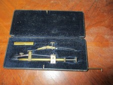 Zirkel Kasten Industrie E.O. Richter & Co antik - Bleistiftminen im Behälter