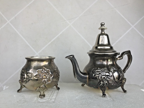 Vintage set teekanne und - set:,