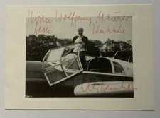 Elly Beinhorn - Fliegerin  - original  Autogramm  - Größe 14 x 9 cm