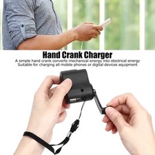 GE (Schwarz)USB Hand Kurbel