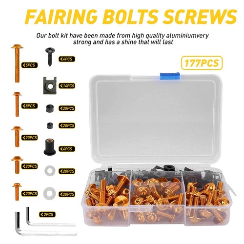 177pcs gold fairing - 177pcs, bolt