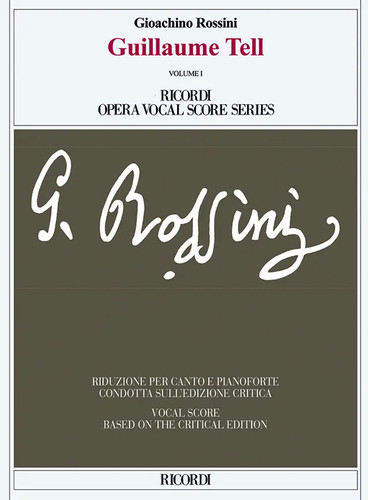 Guillaume tell vocal score - |,