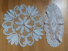 2 Spitzendeckchen - aus Omas Wäscheschrank