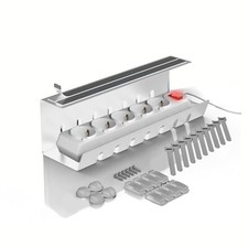 Kabelkanal 1er Kabelmanagement unter Schreibtisch Organizer & Kabelhalter
