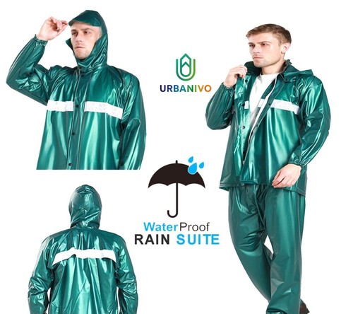 Unisex pvc gummi regenanzug - unisex,