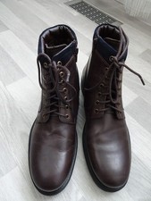 Halbstiefel Stiefeletten boots Herren Alberto Torresi Leder braun Gr. 44 NEU