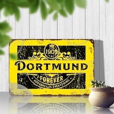 Blechschild dortmund forever - blechschild,