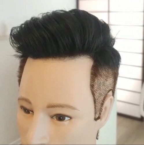 Haarsystem mit extrem dünner