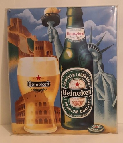 Heineken bier blechschild - bier,