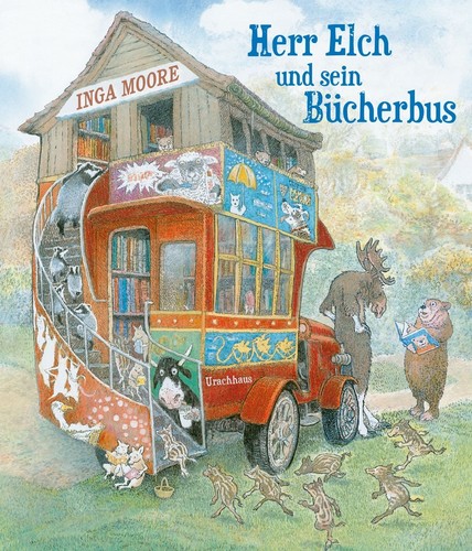 Herr elch und sein - und, bücherbus