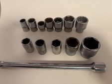  7x Hazet Nuss / Nüsse + Verlägerung und andere 1/2 " Zoll (Gedore, Würth, ect.)