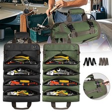 Aufrollbare Werkzeugrolle, Werkzeugtasche 4 Taschen Werkzeug Rolltasche 50X33 Cm