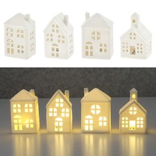 Leuchtendes haus aus keramik - aus,