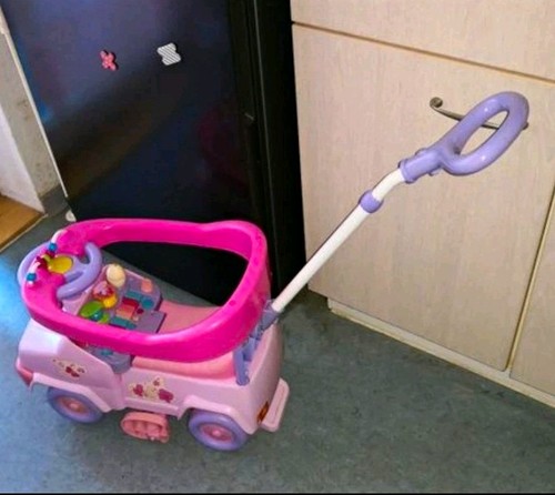Bruin kinder rutscherauto - bruin,