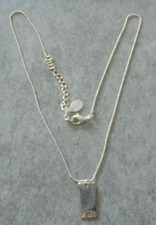 Claires Halskette Schmuck Anhänger mit " BFF " beschriftet silberfarbend Nr.2665