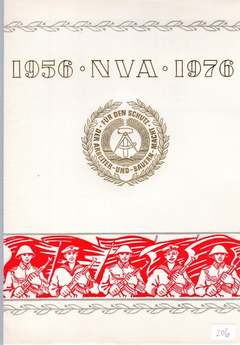Ddr gedenkblatt nva 1956 76 - nva, 1956-76
