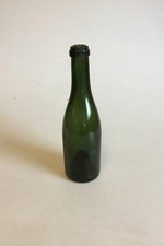 Grüne Bourgogne Flasche Von Kastrup Glaswerke 1853