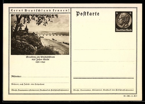 Graudenz weichsel - ak,