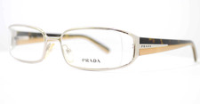 Prada Brille Semi Rim Silber