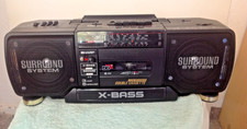 SHARP Stereo Radio Cassette Recorder WQ-T352H(BK), X Bass defekt