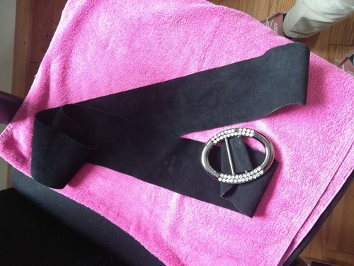 Gürtel mit strass - mit, strass-schließe