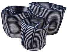 Jute Korb Set 3 Stück Optik