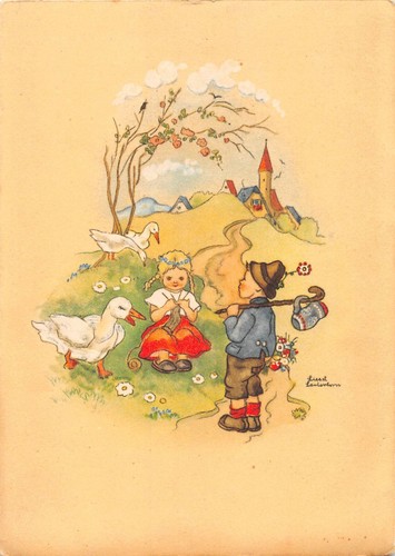 Künstkerkarte liesel - ak,