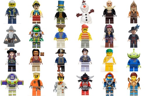 Lego verschiedene minifiguren - lego,