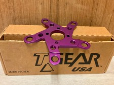 NOS TGEAR Cult T-GEAR crank spider Kurbel Vintage oldschool MTB purple BDC 94
