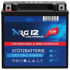 Mercedes Benz BMW Stützbatterie 12V 12Ah NRG Premium AGM A2115410001 61217586977