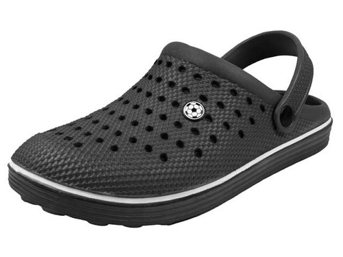 Herren clogs fußball - clogs, schwarz