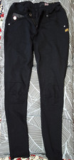G-Star RAW DNM Ocean 5620 Legging Hose Gr. S ( 34/36) Zip Gummi dehnbar Schwarz