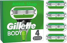 GILLETTE BODY RASIERKLINGEN 4